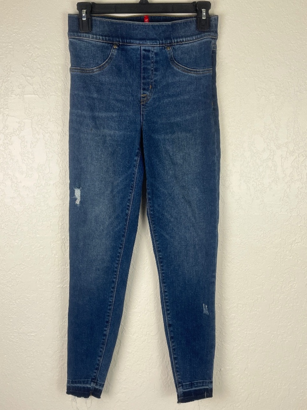 Spanx Women’s Jeggings Skinny Jeans Sz Small Slim Ankle Dark Wash Blue